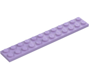 LEGO Lavendel Plaat 2 x 12 (2445)