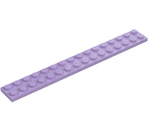 LEGO Lavendel Plaat 2 x 16 (4282)