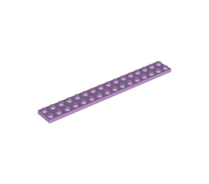 LEGO Lavender Plate 2 x 16 (4282)