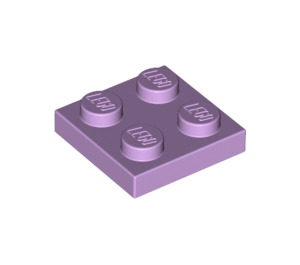 LEGO Lavande assiette 2 x 2 (3022 / 94148)