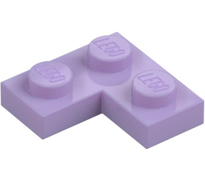 LEGO Lavendel Plade 2 x 2 Hjørne (2420)