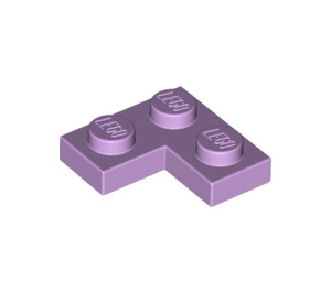 LEGO Lavande assiette 2 x 2 Coin (2420)