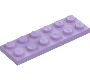 LEGO Lavendel Platte 2 x 6 (3795)