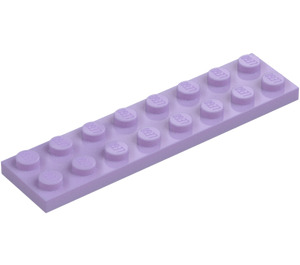 LEGO Lavendel Plade 2 x 8 (3034)