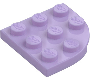 LEGO Lavender Plate 3 x 3 Round Corner (30357)