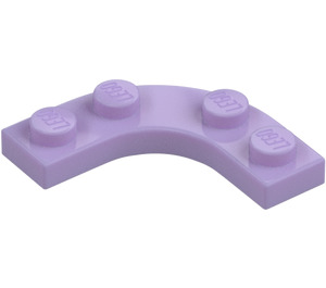 LEGO Lavendel Platta 3 x 3 Avrundad Hörn (68568)