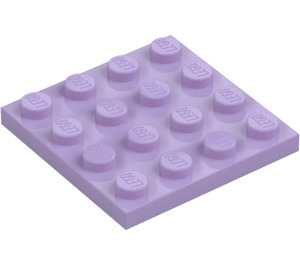 LEGO Lavendel Plaat 4 x 4 (3031)