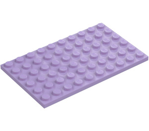 LEGO Lavendel Platte 6 x 10 (3033)