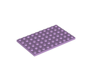 LEGO Lavendel Platte 6 x 10 (3033)