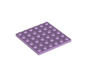 LEGO Lavender Plate 6 x 6 (3958)