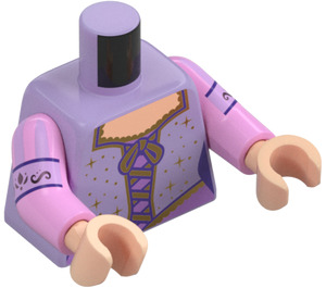 LEGO Lavendel Rapunzel Minifiguur Torso (973 / 76382)