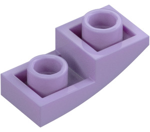 LEGO Lavender Slope 1 x 2 Curved Inverted (24201)