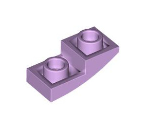 LEGO Lavendel Steigung 1 x 2 Gebogen Invertiert (24201)