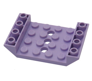 LEGO Lavender Slope 4 x 6 (45°) Double Inverted with Open Center with 3 Holes (30283 / 60219)