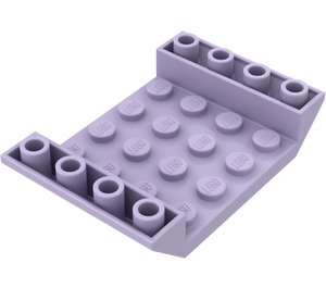LEGO Lavender Slope 4 x 6 (45°) Double Inverted with Open Center without Holes (30283 / 60219)