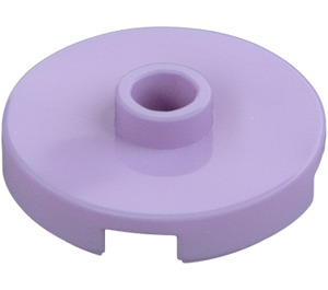 LEGO Lavender Tile 2 x 2 Round with Stud (18674)