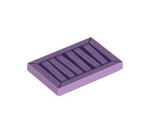 LEGO Lavender Tile 2 x 3 with Wood panels (26603 / 105215)