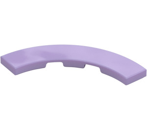 LEGO Lavender Tile 4 x 4 Curved Corner with Cutouts (3477 / 27507)