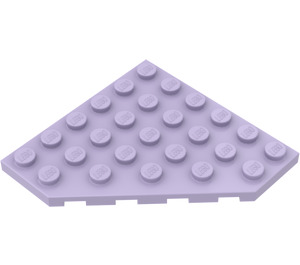 LEGO Lavender Wedge Plate 6 x 6 Corner (6106)