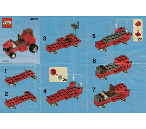 LEGO Lawn mower Set 40071 Instructions