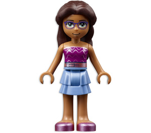 LEGO Layla - Dark Pink Top minifiguur