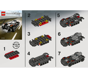 LEGO Le Mans Racer Set 7802 Instructions