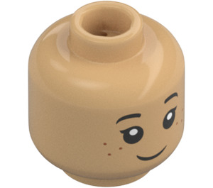 LEGO Leanne Pää (Upotettu kiinteä nuppi) (3274 / 108515)