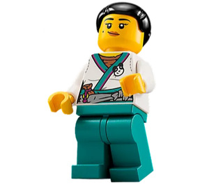 LEGO Lee (Black Bun Hair) Minifigure