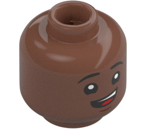 LEGO Lee Jordan Minifigure Head (Recessed Solid Stud) (3626 / 95300)