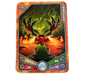LEGO Legends of Chima Deck 3 Game Card 307 - Cragger