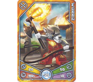 LEGO Legends of Chima Deck 3 Game Card 320 - Worriz