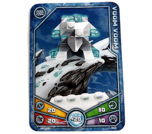 LEGO Legends of Chima Deck 3 Game Card 342 - Voom Voom