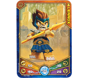 LEGO Legends van Chima Game Kaart 006 LENNOX (12717)