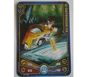 LEGO Legends of Chima Game Card 011 DEFENDOR IIX (12717)