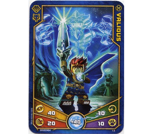 LEGO Legends de Chima Game Carta 013 VALIOUS (12717)