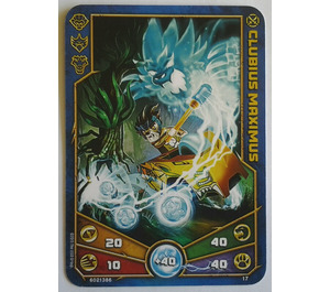 LEGO Legends of Chima Game Card 017 CLUBIUS MAXIMUS (12717)