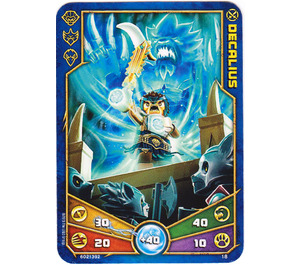 LEGO Legends of Chima Game Card 018 DECALIUS (12717)