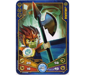 LEGO Legends of Chima Game Card 019 JAHAK (12717)