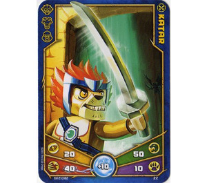 LEGO Legends of Chima Game Card 022 KATAR (12717)