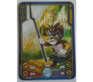 LEGO Legends of Chima Game Card 023 JABAKA (12717)