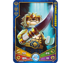 LEGO Legends of Chima Game Card 026 FANGJABBER (12717)