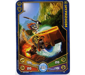 LEGO Legends of Chima Game Card 028 HYPAZOOM (12717)