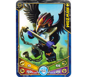 LEGO Legends of Chima Game Card 031 RAWZOM (12717)