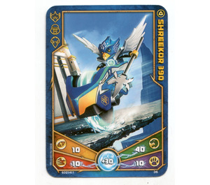 LEGO Legends of Chima Game Card 036 SHREEKOR 390 (12717)