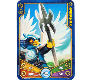 LEGO Legends of Chima Game Card 042 JABAHAK (12717)