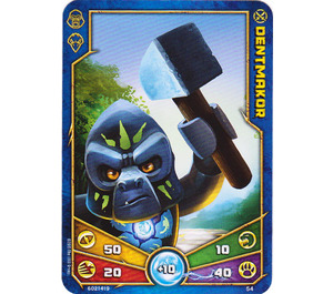 LEGO Legends of Chima Game Card 054 DENTMAKOR (12717)