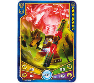 LEGO Legends of Chima Game Card 061 RIPPOROUS (12717)