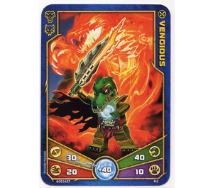 LEGO Legends of Chima Game Card 062 VENGIOUS (12717)