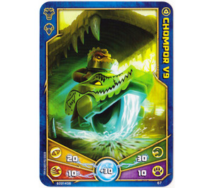 LEGO Legends of Chima Game Card 067 CHOMPOR V9 (12717)