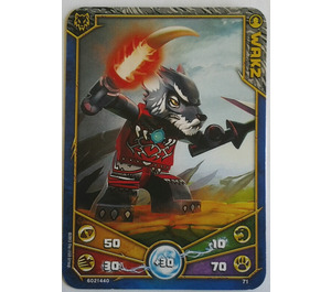 LEGO Legends of Chima Game Card 071 WAKZ (12717)